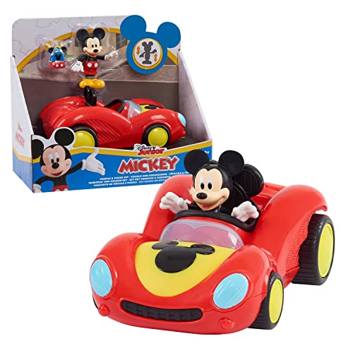 Mickey, Fahrzeug mit 1 Figur 7,5 cm und 1 Zubehör, Rennmodell, Spielzeug für Kinder ab 3 Jahren, GIOCHI PREZIOSI, MCC062 Mickey, Fahrzeug mit 1 Figur 7,5 cm und 1 Zubehör, Rennmodell, Spielzeug für Kinder ab 3 Jahren, GIOCHI PREZIOSI, MCC062 von Mickey & Minnie
