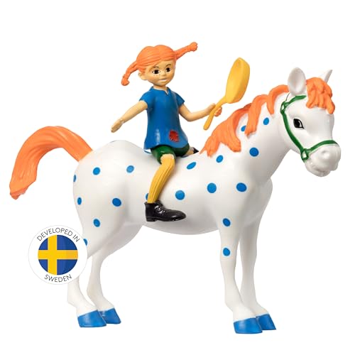 Pippi Langstrumpf Mini Puppenhaus Figuren – Kunststoff Puppenhaus Zubehör – Pippi Figuren für Mädchen und Jungen – Alter 3+, Größe 10 cm Pippi Langstrumpf Mini Puppenhaus Figuren – Kunststoff Puppenhaus Zubehör – Pippi Figuren für Mädchen und Jungen – Alter 3+, Größe 10 cm von Pippi Langstrumpf
