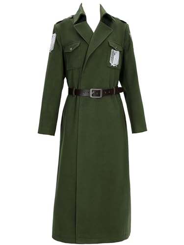 Micotaku Attack On Titan Offiziell lizenziertes Survey Corps Trenchcoat Cosplay Kostüm Micotaku Attack On Titan Offiziell lizenziertes Survey Corps Trenchcoat Cosplay Kostüm von Micotaku