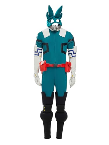 Micotaku My Hero Academia Herren Izuku Midoriya Cosplay Kostüm Set, Grün , L von Micotaku