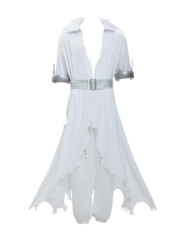 Micotaku My Hero Academia Toya Todoroki Cosplay Kostüm Set Herren Anime Hero Cosplay Kostüm Komplettes Set, Weiss/opulenter Garten, M von Micotaku