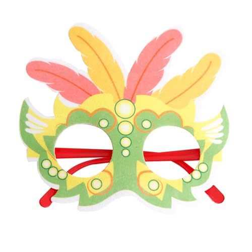 1/n Stück Lustige Party Brillen-Foto Requisiten Maskerade Masken Kostüm Dekoration für Kinder Erwachsene Halloween Karneval Fasching Ball Geburtstag Mexikanischen Hawaiian Party (Mehrfarbig #2) von Micozy