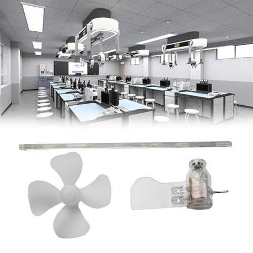 LED Windkraftanlage Modell Mit Selbstleuchtender Rotblitz Funktion 360-Grad Rotation Windenergie Generator Lehrmittel Kleines Windrad LED Windkraftanlage Modell Mit Selbstleuchtender Rotblitz Funktion 360-Grad Rotation Windenergie Generator Lehrmittel Kleines Windrad von Micpointik