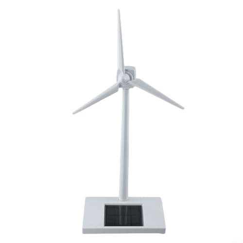Solar Powered 3D Windmühle aufgebautes Modell Craft Spielzeug ABS-Kunststoffe Wind Turbine Weiß für Desktop Decor Solar Powered 3D Windmühle aufgebautes Modell Craft Spielzeug ABS-Kunststoffe Wind Turbine Weiß für Desktop Decor von Micpointik