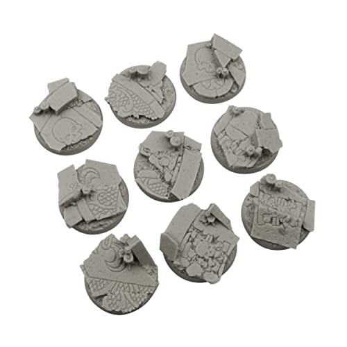 Ruined Chapel Bases, Round 28mm (5) von Micro Art Studio
