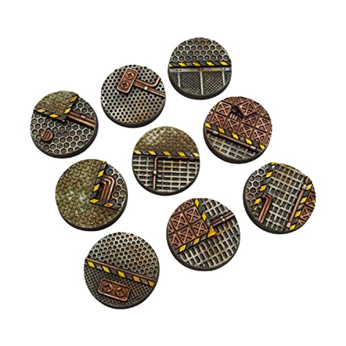 Tech Bases, Round 28mm (5) von Micro Art Studio