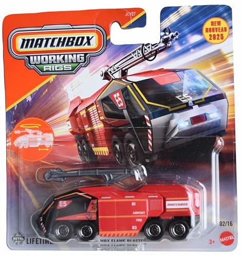 Matchbox MBX Flame Blaster, Working Rigs 2/16 [rot/schwarz] von Micro Machines