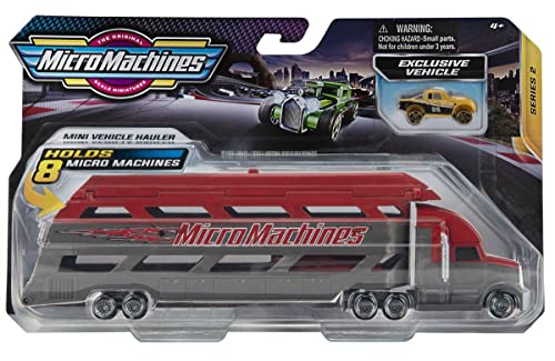 Micro Machines Starter Pack, roter Mini Hauler - beinhaltet 2 Fahrzeuge, LKW & Exklusives Auto, Chance auf seltene - Spielzeugautosammlung Micro Machines Starter Pack, roter Mini Hauler - beinhaltet 2 Fahrzeuge, LKW & Exklusives Auto, Chance auf seltene - Spielzeugautosammlung von Micro Machines