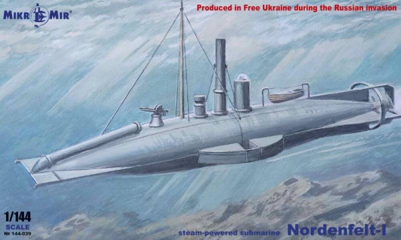 Nordenfeld I - Steam-powered submarine von Micro Mir