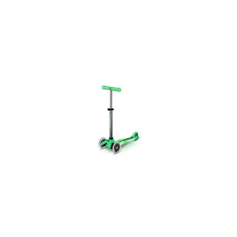Scooter Micro Mini Micro Deluxe Glow LED Plus Icy Lime grün von Micro-Mobility