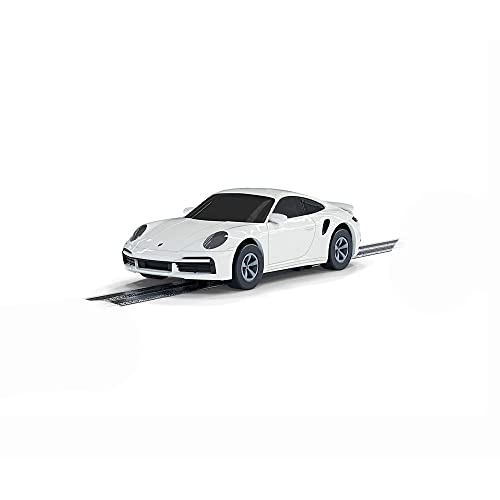 Micro Scalextric Porsche 911 Turbo Slotcar, weiß von Micro Scalextric
