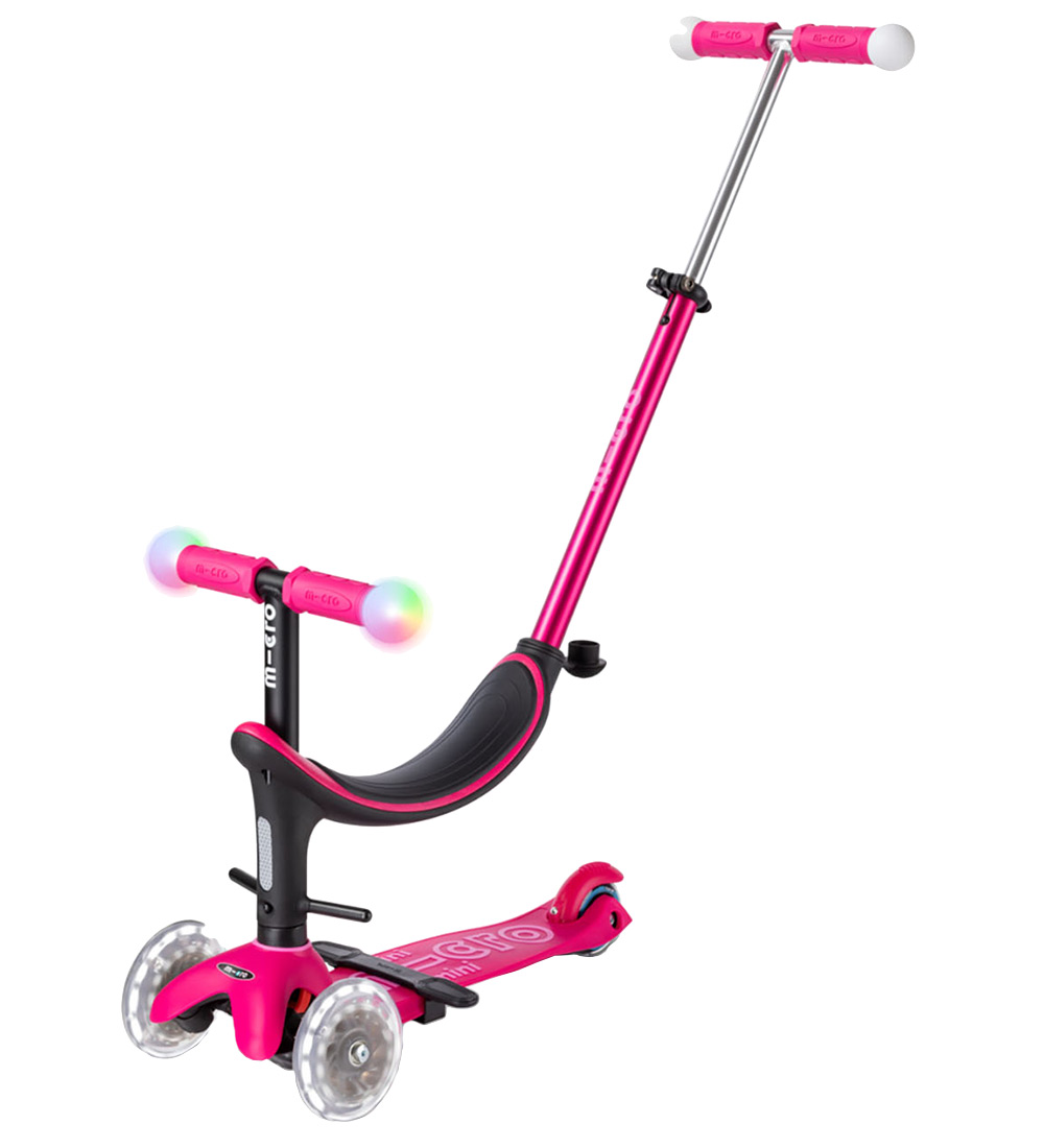 Micro Tretroller - Mini2grow Deluxe Magie LED - Pink - Micro - One Size - Tretroller Micro Tretroller - Mini2grow Deluxe Magie LED - Pink - Micro - One Size - Tretroller von Micro