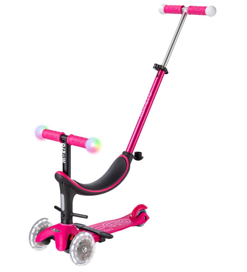 Micro Tretroller - Mini2grow Deluxe Magie LED - Pink - Micro - One Size - Tretroller Micro Tretroller - Mini2grow Deluxe Magie LED - Pink - Micro - One Size - Tretroller von Micro