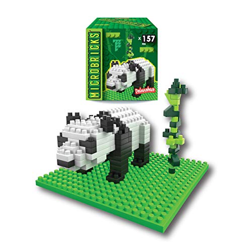 Microbricks - Panda von Deluxebase. Mini Block Bär 3D-Puzzle für Kinder. von Microbricks