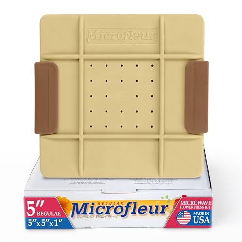 Microfleur 5" Microwave Regular Flower Press von Microfleur