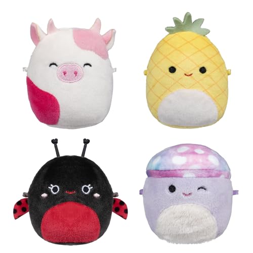Micromallows SQMM0067-4er-Pack, superweiche Mini-Squishmallows, 6.5 cm Plüschfiguren Micromallows SQMM0067-4er-Pack, superweiche Mini-Squishmallows, 6.5 cm Plüschfiguren von Squishmallows