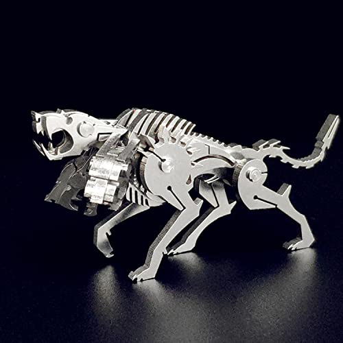 Microworld 3D-Metall-Puzzle, Steel Warcraft Collection Herausforderung, Gehirn-Teaser, DIY, Kunst, Handwerk, Dekoration, Puzzles für Erwachsene, dreiköpfiger Hund von Microworld