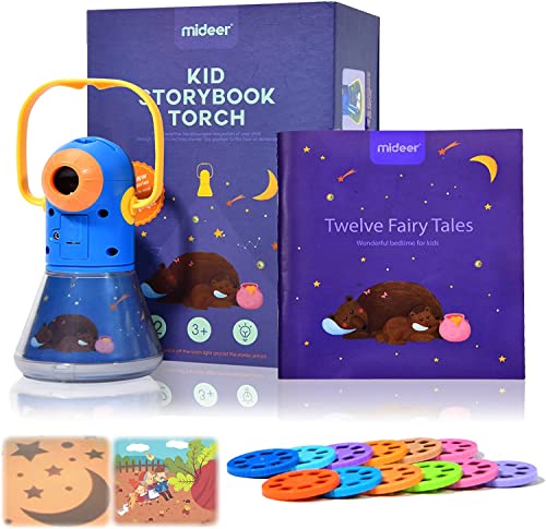Märchenprojektor für Kinder mit 12 Märchen und Gebrauchsanweisung in Deutscher Sprache von Mideer
