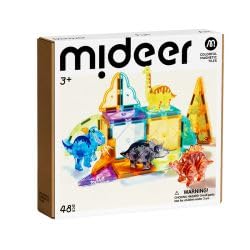 Mideer Bunte magnetische Bausteine Dinosaurier 48 Stück von Mideer