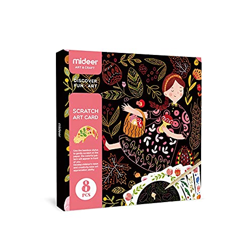 Mideer Kratzbildkarte +3 Jahre (Kids) - Art Card - TOYS_AND_GAMES - 3+ Jahre - Schwarz von Mideer