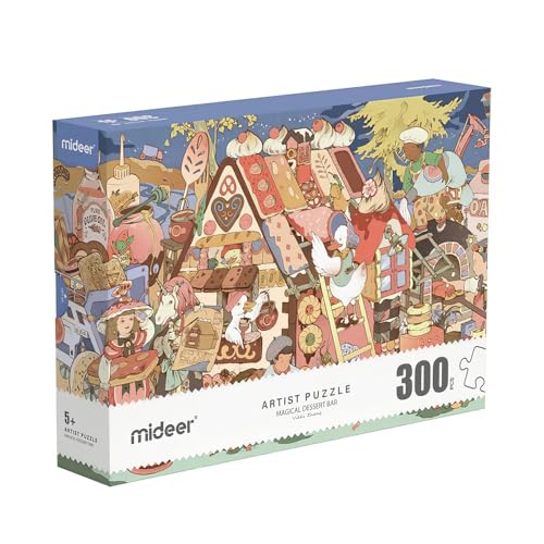 Mideer Künstlerpuzzle Geschenk Box Magische Dessertbar 300 Teile 5+ von Mideer