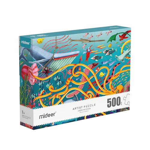 Mideer Künstlerpuzzle Geschenk Box Unter dem Ozean 500 Teile 7+ von Mideer