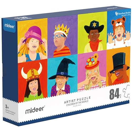 Mideer Puzzle Künstlerpuzzle Geschenk Box Meine Freunde 84 Teile 3+ von Mideer