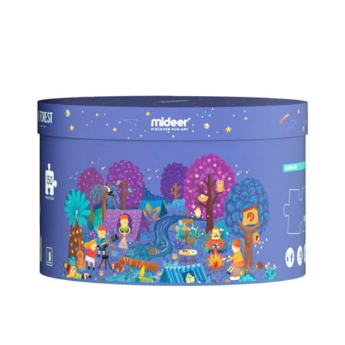 Mideer MD3075 A Day IN The Forest Puzzles, Mehrfarbig (Mehrfarbig) von Mideer