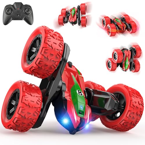 Ferngesteuertes Auto für Kinder, 4 x 4 RC ferngesteuertes Auto Akrobatik mit Licht Spiele Kinder 3 4 5 6 7 8 Jahre Outdoor Autos Spielzeug Geschenk Geburtstag Weihnachten Kind Mädchen Ferngesteuertes Auto für Kinder, 4 x 4 RC ferngesteuertes Auto Akrobatik mit Licht Spiele Kinder 3 4 5 6 7 8 Jahre Outdoor Autos Spielzeug Geschenk Geburtstag Weihnachten Kind Mädchen von Mieryd