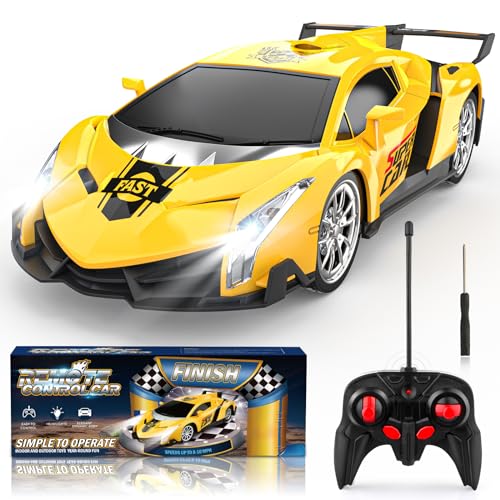 Mieryd Ferngesteuertes Auto, Kinder Spiele ab 3 4 5 6 7 8+ Jahre Draußen Drinnen 1:18 RC Auto mit Fernbedienung Weihnachten Geburtstags Geschenke Jungen Mädchen Spielzeug Rennauto mit LED-Licht Mieryd Ferngesteuertes Auto, Kinder Spiele ab 3 4 5 6 7 8+ Jahre Draußen Drinnen 1:18 RC Auto mit Fernbedienung Weihnachten Geburtstags Geschenke Jungen Mädchen Spielzeug Rennauto mit LED-Licht von Mieryd