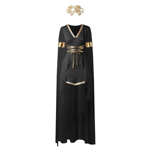 Göttin Die Alte Römische Kostüm Kleid Damen Kostüm Bodysuit Griechisches Kostüm Karneval Halloween Karneval Party Cosplay Outfit Königin Kleidung Partykleid Maskerade Kostüme, Schwarz , S Göttin Die Alte Römische Kostüm Kleid Damen Kostüm Bodysuit Griechisches Kostüm Karneval Halloween Karneval Party Cosplay Outfit Königin Kleidung Partykleid Maskerade Kostüme, Schwarz , S von Mifeiwukawa