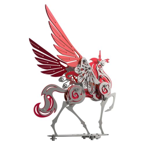Magisches kreatives 3D-Modellbausatz aus Metall, Stereo-Metall-Puzzle-Kit für Erwachsene, Punk-Modell, kreatives Montageset, perfekte Heimdekoration, 23 Teile, Rot, 16,9 × 11,8 × 9,9 cm Magisches kreatives 3D-Modellbausatz aus Metall, Stereo-Metall-Puzzle-Kit für Erwachsene, Punk-Modell, kreatives Montageset, perfekte Heimdekoration, 23 Teile, Rot, 16,9 × 11,8 × 9,9 cm von Mifeiwukawa