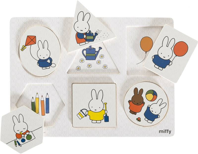 Miffy Formenpuzzle, 6 Puzzleteile von Miffy