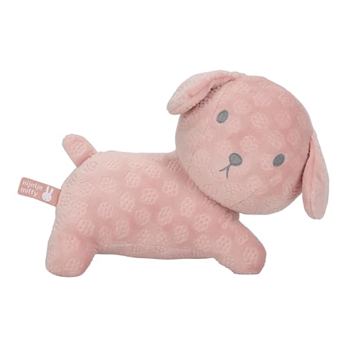 Miffy Snuffy Plüschtier Blume Rosa – 20 cm – Baby Geburt – Ultra weich – Kuscheltier – Spielzeug – Dekoration für Kinderzimmer – originelles Geschenk – Hund Plüsch von Miffy