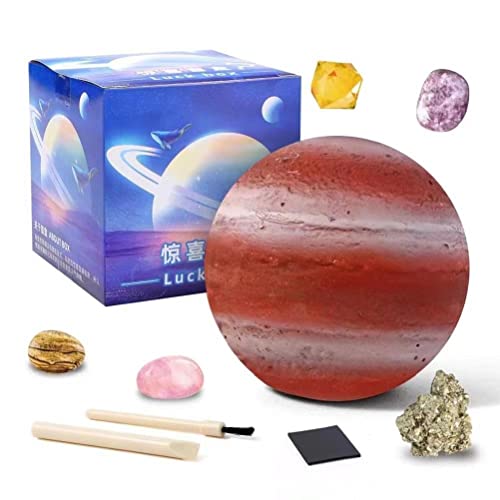 Mify Planetenbälle für Kinder, Sonnensystem Jupiter Planet Ball Dig Kit, Weltraum-Galaxie-Wissenschaft Sonnensystem-Bildungsspielzeug, Archäologisches Spielzeug zum Ausgraben Mify Planetenbälle für Kinder, Sonnensystem Jupiter Planet Ball Dig Kit, Weltraum-Galaxie-Wissenschaft Sonnensystem-Bildungsspielzeug, Archäologisches Spielzeug zum Ausgraben von Mify