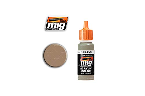 AMMO A.MIG-0026 Sandbraun Acrylfarben (17 ml), Mehrfarbig von Mig Jimenez