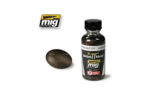 Ammo MIG-8209 Burnt Iron Alc121 Alclad II Metallic-Lacke, mehrfarbig Ammo MIG-8209 Burnt Iron Alc121 Alclad II Metallic-Lacke, mehrfarbig von Mig Jimenez