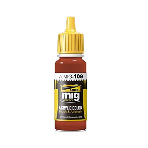Mig Jimenez A.MIG-0109 Ammo rostfarbene, abwaschbare Farben (17 ml), Mehrfarbig von Mig Jimenez