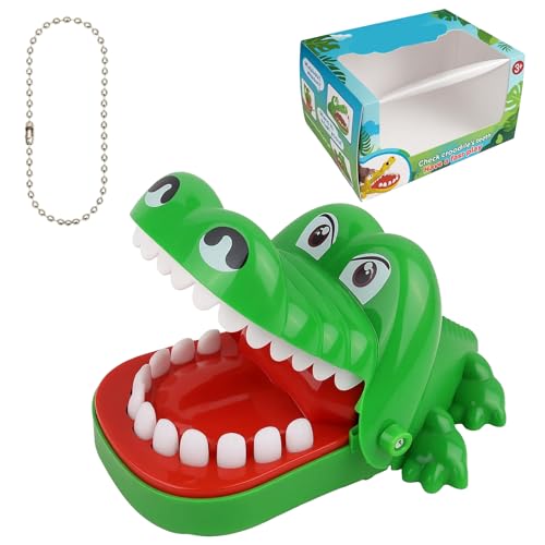 Kroko Doc Spiel, Krokodil Spiel Zähne Für Kinder Ab 4 Jahren, Interaktives Spielzeug Für Hand-Augen-Koordination, Reaktionsfähigkeit Und Geschwindigkeit, Ideal Für Familien Und Partys, Größe 14.3x10x9 Kroko Doc Spiel, Krokodil Spiel Zähne Für Kinder Ab 4 Jahren, Interaktives Spielzeug Für Hand-Augen-Koordination, Reaktionsfähigkeit Und Geschwindigkeit, Ideal Für Familien Und Partys, Größe 14.3x10x9 von MigWoo