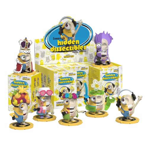 Mighty Jaxx Freeny's Hidden Dissectibles Minions (Urlaubs-Edition), versiegelte Packung mit 6 Stück – enthält Keine Duplikate, Blindbox-Spielzeugfiguren, Sammlerstück von Mighty Jaxx