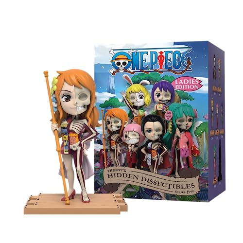 Mighty Jaxx Sammelfigur Freeny's Hidden Dissectibles One Piece Serie 5 (Frauen-Edition), Spielzeug-Sammelfiguren in Blindbox, eine Packung, enthält eine zufällige Figur von Mighty Jaxx