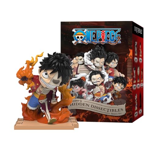 Mighty Jaxx Hidden Dissectibles: One Piece Serie 6 (Luffy Gears Edition) mit einem Stück | Blindbox mit Spielzeug-Sammelfiguren | Eine Packung mit Sammlerstück enthält eine zufällig ausgewählte Figur von Mighty Jaxx