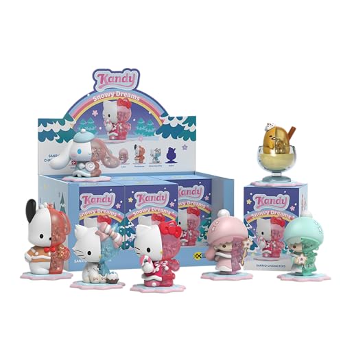 Mighty Jaxx Sanrio Kandy x Sanrio ft. Jason Freeny (Snowy Dreams), versiegelte Packung mit 6 Stück – enthält Keine Duplikate, Blindbox-Spielzeugfiguren, Sammlerstück von Mighty Jaxx