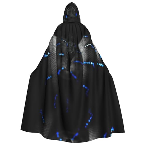 Migpkd 3D-Schlangen-Tapete, Halloween-Kapuzenumhang, Hexenmantel, Umhang mit Kapuze, Umhang für Erwachsene, Cosplay-Kostüm Migpkd 3D-Schlangen-Tapete, Halloween-Kapuzenumhang, Hexenmantel, Umhang mit Kapuze, Umhang für Erwachsene, Cosplay-Kostüm von Migpkd
