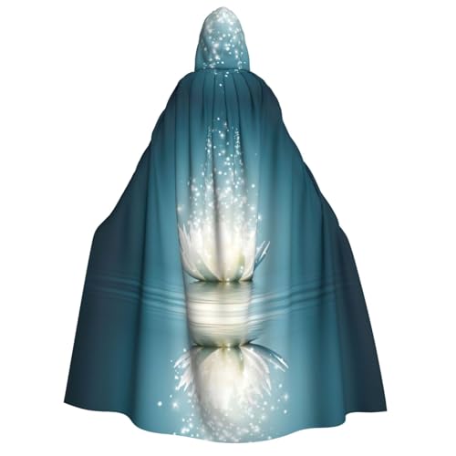 Migpkd Asiatische Lotusblüte Halloween Kapuzenumhang Hexe Robe Umhang mit Kapuze für Erwachsene Umhang Cosplay Kostüm Migpkd Asiatische Lotusblüte Halloween Kapuzenumhang Hexe Robe Umhang mit Kapuze für Erwachsene Umhang Cosplay Kostüm von Migpkd