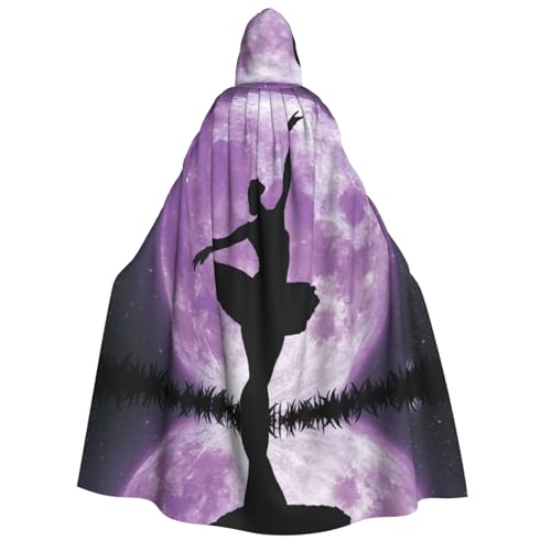 Migpkd Ballerina-Tanz-Halloween-Kapuzenumhang, Hexenmantel, Umhang mit Kapuze, Umhang für Erwachsene, Cosplay-Kostüm Migpkd Ballerina-Tanz-Halloween-Kapuzenumhang, Hexenmantel, Umhang mit Kapuze, Umhang für Erwachsene, Cosplay-Kostüm von Migpkd