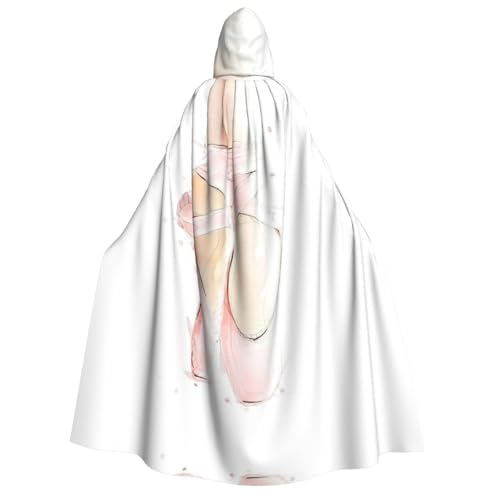 Migpkd Ballettschuhe Halloween Kapuzenumhang Hexe Robe Umhang mit Kapuze für Erwachsene Umhang Cosplay Kostüm Migpkd Ballettschuhe Halloween Kapuzenumhang Hexe Robe Umhang mit Kapuze für Erwachsene Umhang Cosplay Kostüm von Migpkd