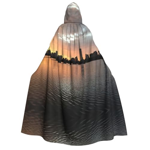 Migpkd Boston Charles River City Skyline Sonnenuntergang Halloween Kapuzenumhang Hexe Robe Umhang mit Kapuze für Erwachsene Umhang Cosplay Kostüm Migpkd Boston Charles River City Skyline Sonnenuntergang Halloween Kapuzenumhang Hexe Robe Umhang mit Kapuze für Erwachsene Umhang Cosplay Kostüm von Migpkd