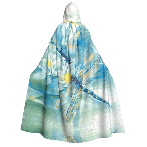 Migpkd Dargonfly Halloween-Umhang mit Kapuze, Hexenmantel, Umhang mit Kapuze für Erwachsene, Cosplay-Kostüm Migpkd Dargonfly Halloween-Umhang mit Kapuze, Hexenmantel, Umhang mit Kapuze für Erwachsene, Cosplay-Kostüm von Migpkd