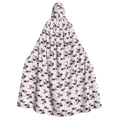 Migpkd Entzückender kleiner Baby-Faultier-Halloween-Umhang mit Kapuze, Hexenmantel, Umhang mit Kapuze für Erwachsene, Cosplay-Kostüm Migpkd Entzückender kleiner Baby-Faultier-Halloween-Umhang mit Kapuze, Hexenmantel, Umhang mit Kapuze für Erwachsene, Cosplay-Kostüm von Migpkd